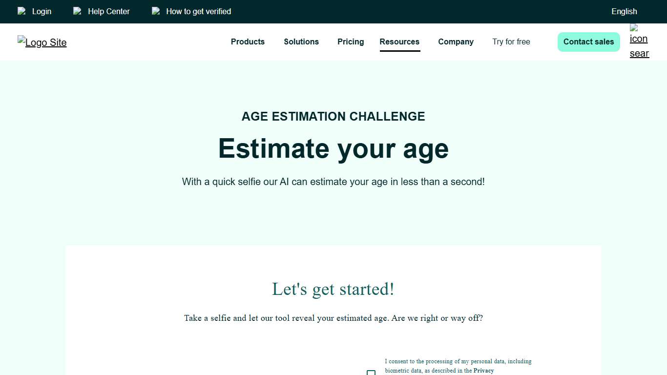 Age Estimation Challenge Test it Now! - Veriff